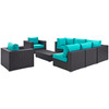 Convene 8 Piece Outdoor Patio Sectional Set / EEI-2203