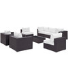 Convene 8 Piece Outdoor Patio Sectional Set / EEI-2203