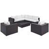 Convene 8 Piece Outdoor Patio Sectional Set / EEI-2203