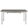 Shore Outdoor Patio Aluminum Dining Table / EEI-2257