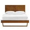 Alana Queen Wood Platform Bed With Angular Frame / MOD-6378
