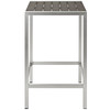 Shore Outdoor Patio Aluminum Bar Table / EEI-2256