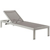 Shore Outdoor Patio Aluminum Mesh Chaise / EEI-2249