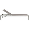 Shore Outdoor Patio Aluminum Mesh Chaise / EEI-2249