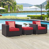 Convene 3 Piece Outdoor Patio Sofa Set / EEI-2363