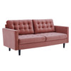 Exalt Tufted Performance Velvet Sofa / EEI-4444