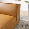 Restore Vegan Leather Sectional Sofa Armless Chair / EEI-4495