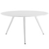 Lippa 54" Round Wood Top Dining Table with Tripod Base / EEI-2524