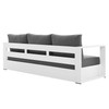 Tahoe Outdoor Patio Powder-Coated Aluminum Sofa / EEI-5676