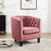 Prospect Performance Velvet Armchair / EEI-2613