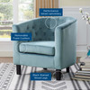 Prospect Performance Velvet Armchair / EEI-2613
