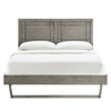 Marlee Full Wood Platform Bed With Angular Frame / MOD-6625