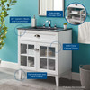 Isle 30" Bathroom Vanity Cabinet / EEI-5477