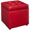 Volt Storage Upholstered Vinyl Ottoman / EEI-1044