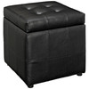 Volt Storage Upholstered Vinyl Ottoman / EEI-1044