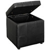 Volt Storage Upholstered Vinyl Ottoman / EEI-1044