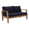 Marina Outdoor Patio Teak Loveseat / EEI-1144