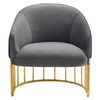 Legacy Performance Velvet Armchair / EEI-5025