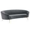 Marchesa Upholstered Performance Velvet Sofa / EEI-5015