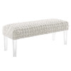 Prologue Woven Performance Velvet Ottoman / EEI-5037