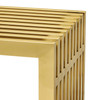 Gridiron Stainless Steel Console Table / EEI-3036