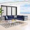 Harmony 6-Piece  Sunbrella® Outdoor Patio Aluminum Sectional Sofa Set / EEI-4929