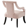 Harken Performance Velvet Accent Chair / EEI-3458