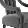 Harken Performance Velvet Accent Chair / EEI-3458