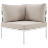 Harmony Outdoor Patio Aluminum Corner Sofa / EEI-2601