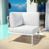 Harmony Outdoor Patio Aluminum Corner Sofa / EEI-2601