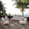 Marina 8 Piece Outdoor Patio Teak Set / EEI-1817