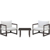 Fortuna 3 Piece Outdoor Patio Sectional Sofa Set / EEI-1722