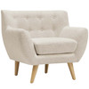 Remark Upholstered Fabric Armchair / EEI-1631