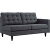 Empress Right-Facing Upholstered Fabric Loveseat / EEI-2595