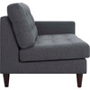 Empress Right-Facing Upholstered Fabric Loveseat / EEI-2595