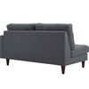 Empress Right-Facing Upholstered Fabric Loveseat / EEI-2595