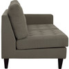 Empress Right-Facing Upholstered Fabric Loveseat / EEI-2595