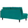 Empress Right-Facing Upholstered Fabric Loveseat / EEI-2595