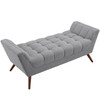 Response Medium Upholstered Fabric Bench / EEI-1789