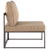 Fortuna Armless Outdoor Patio Chair / EEI-1520