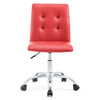 Prim Armless Mid Back Office Chair / EEI-1533