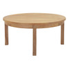 Marina Outdoor Patio Teak Round Coffee Table / EEI-1153