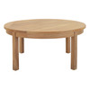 Marina Outdoor Patio Teak Round Coffee Table / EEI-1153