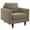 Empress Upholstered Fabric Armchair / EEI-1013