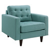 Empress Upholstered Fabric Armchair / EEI-1013