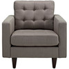 Empress Upholstered Fabric Armchair / EEI-1013