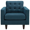 Empress Upholstered Fabric Armchair / EEI-1013