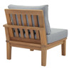 Marina Outdoor Patio Teak Right-Facing Sofa / EEI-1149
