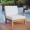 Marina Outdoor Patio Teak Right-Facing Sofa / EEI-1149