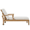 Marina Outdoor Patio Teak Single Chaise / EEI-1151